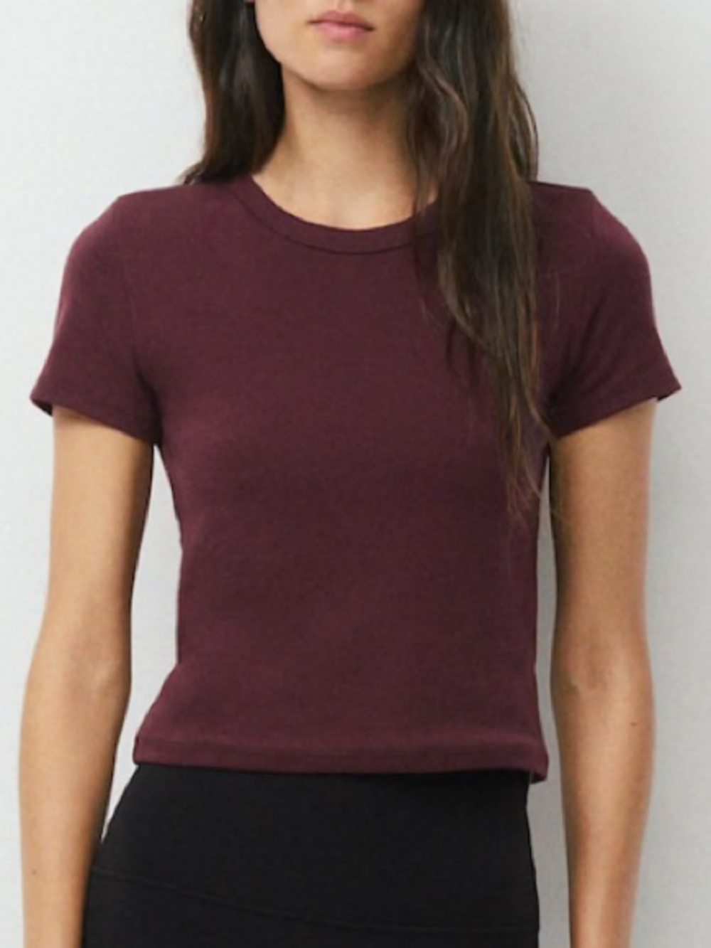 aritzia sunday best besthug little ribbed t-shirt